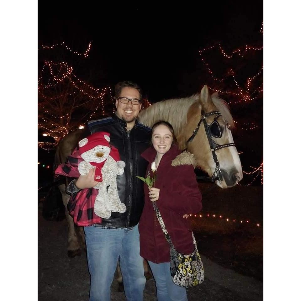 I don't even remember the words he said, all I can remember was saying yes!