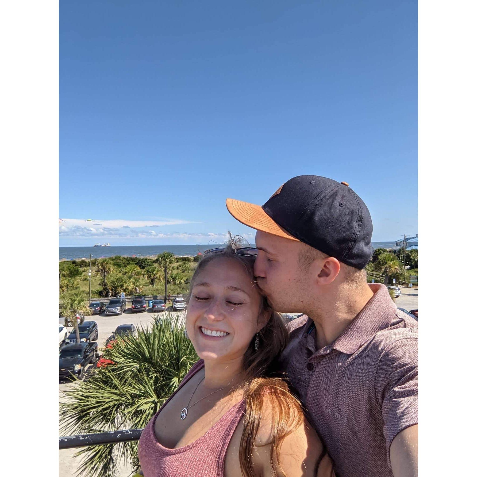 We make it a point to surprise each other with a "date day." One of the places Tyler took me for my surprise date day was Tybee Island Lighthouse.