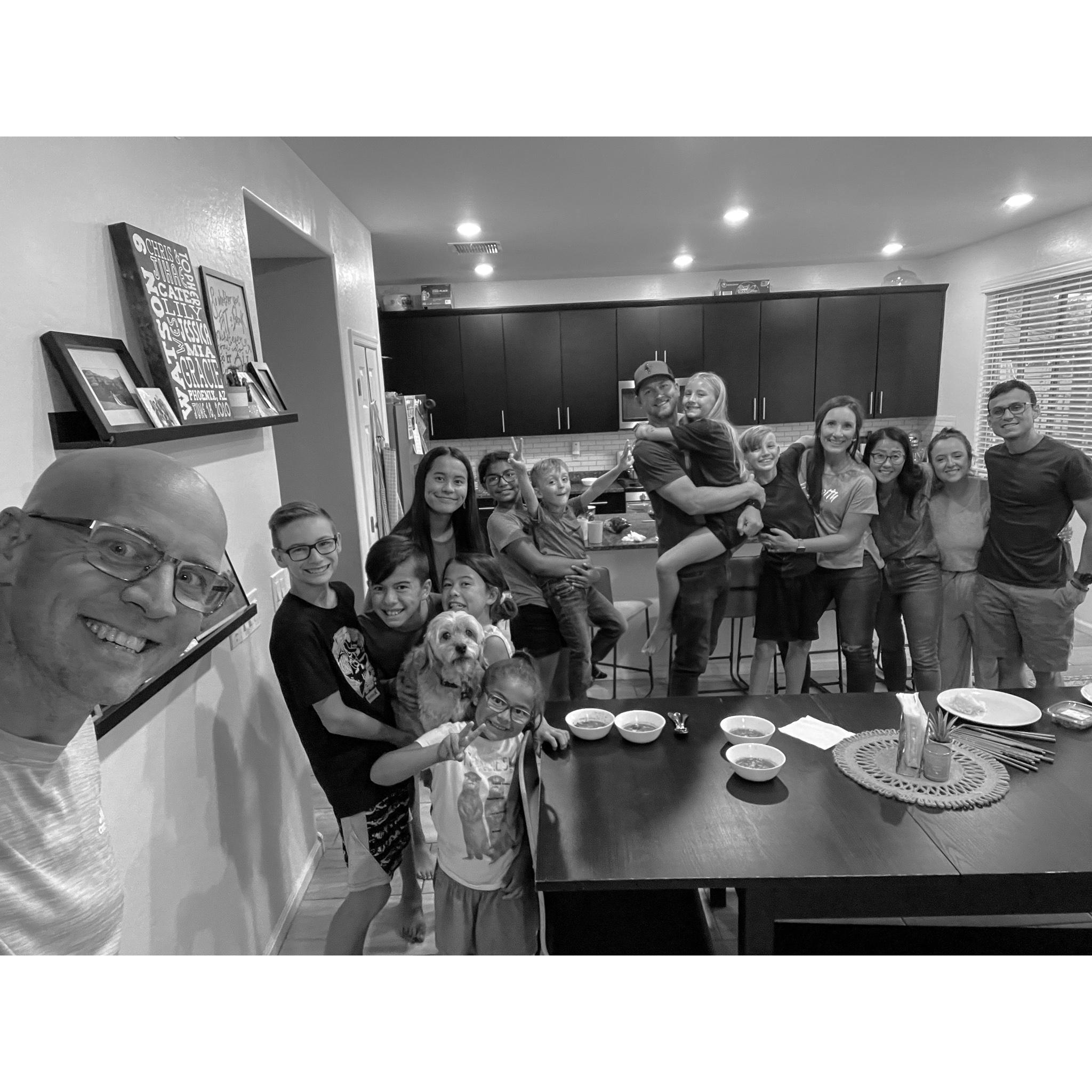 Watson family dinner!