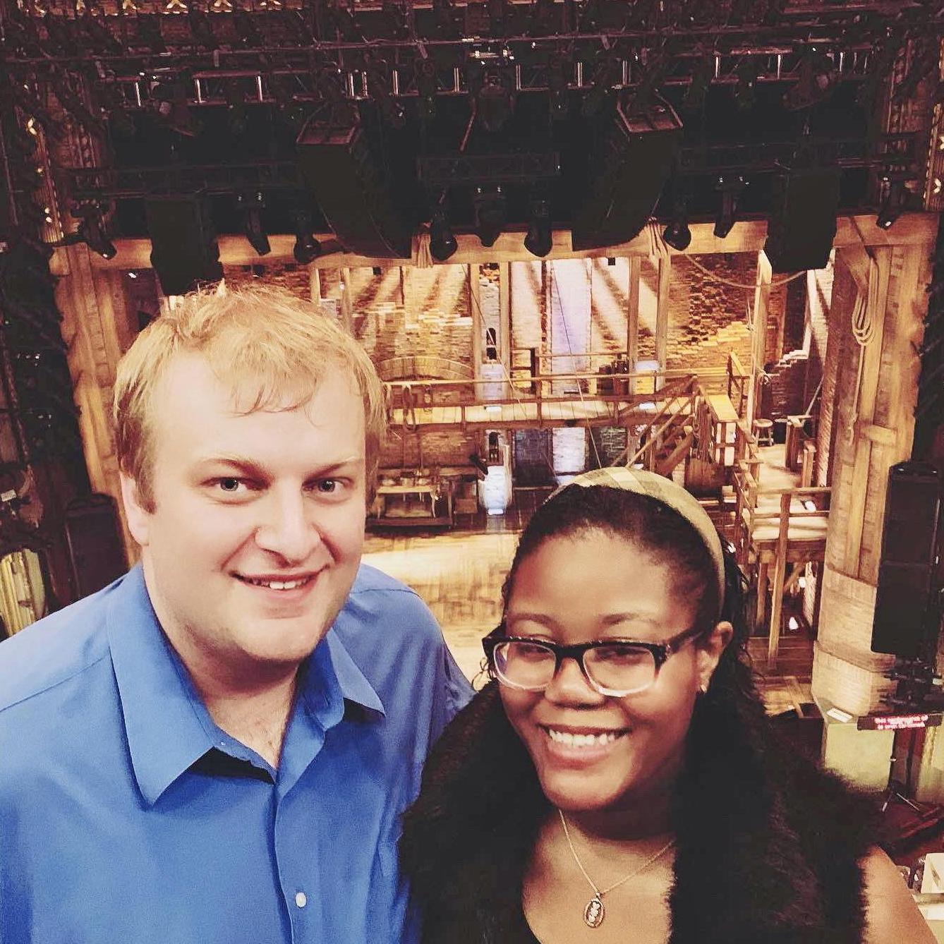 The night we saw Hamilton!! 10/10 recommend! :)