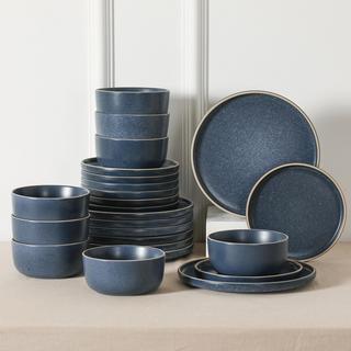 Earth & Clay Amber 24-Piece Dinnerware Set, Service for 8