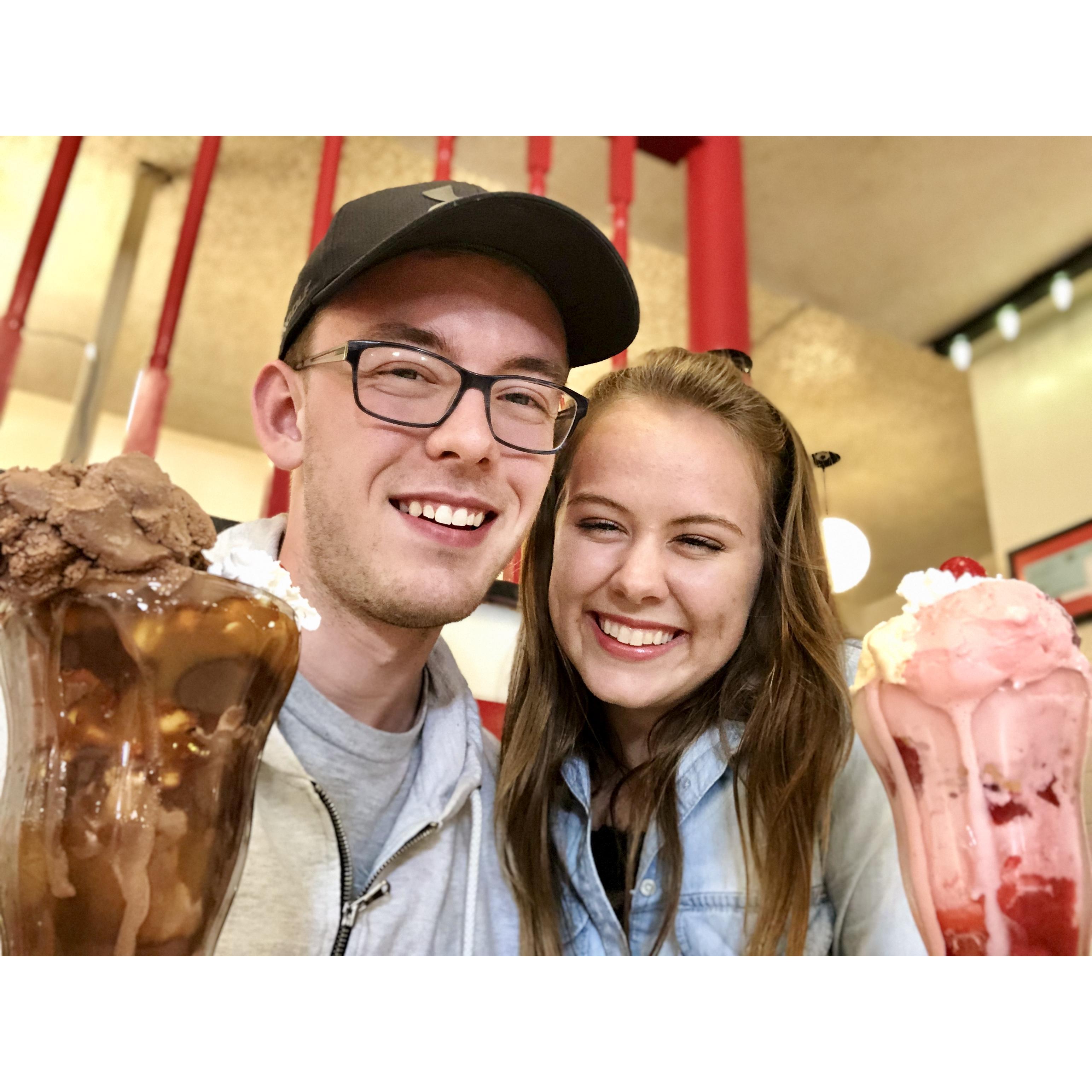 05 . 19 . 19 
The best ice cream place in Michigan at The Parlour of Jackson!