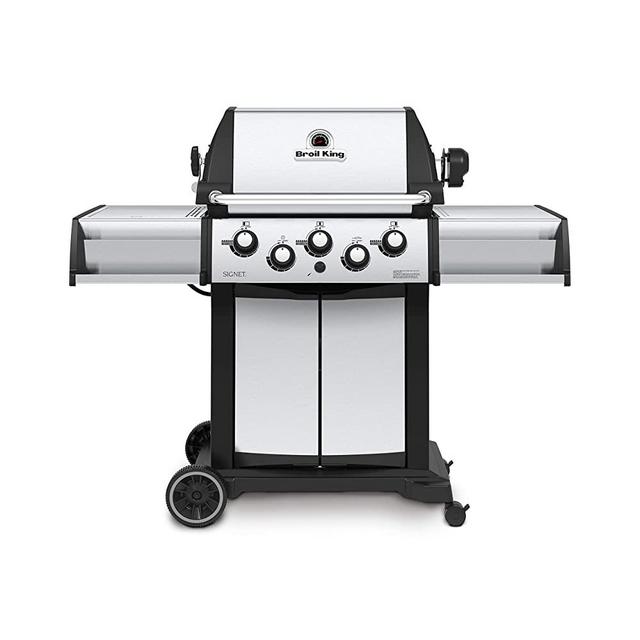 Broil King 946884 Signet 390 Propane Gas Grill, Stainless Steel & Black
