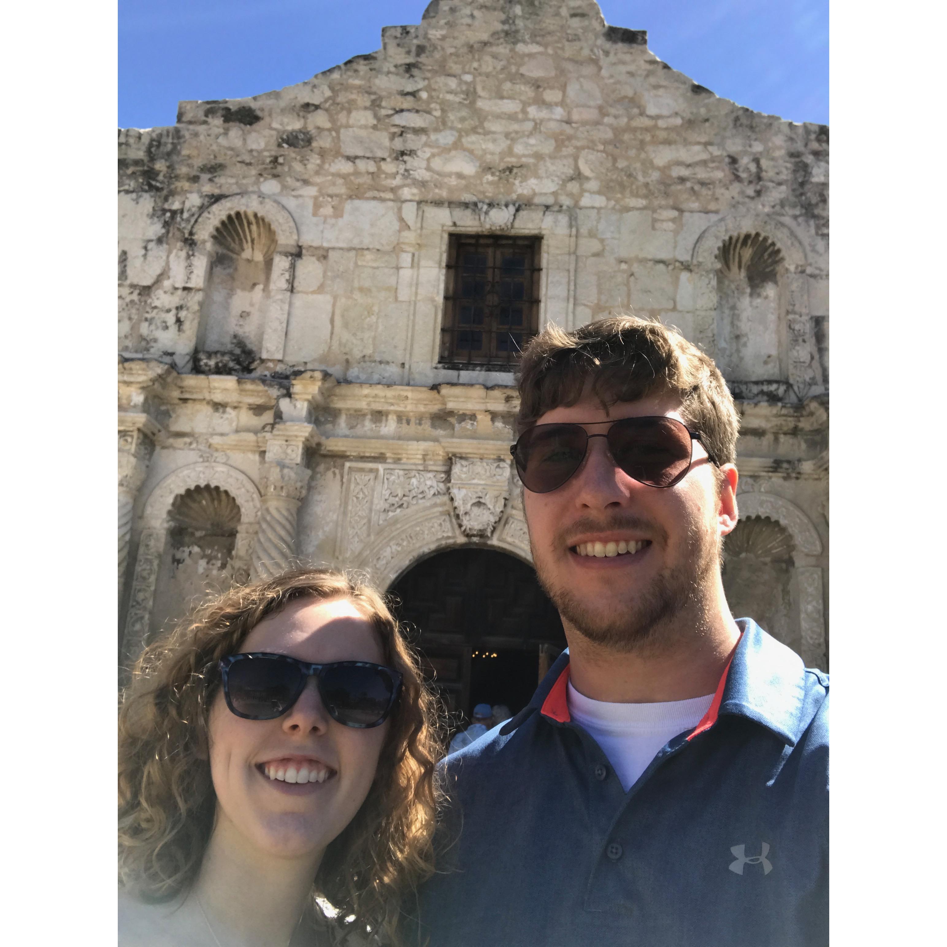 At the Alamo!