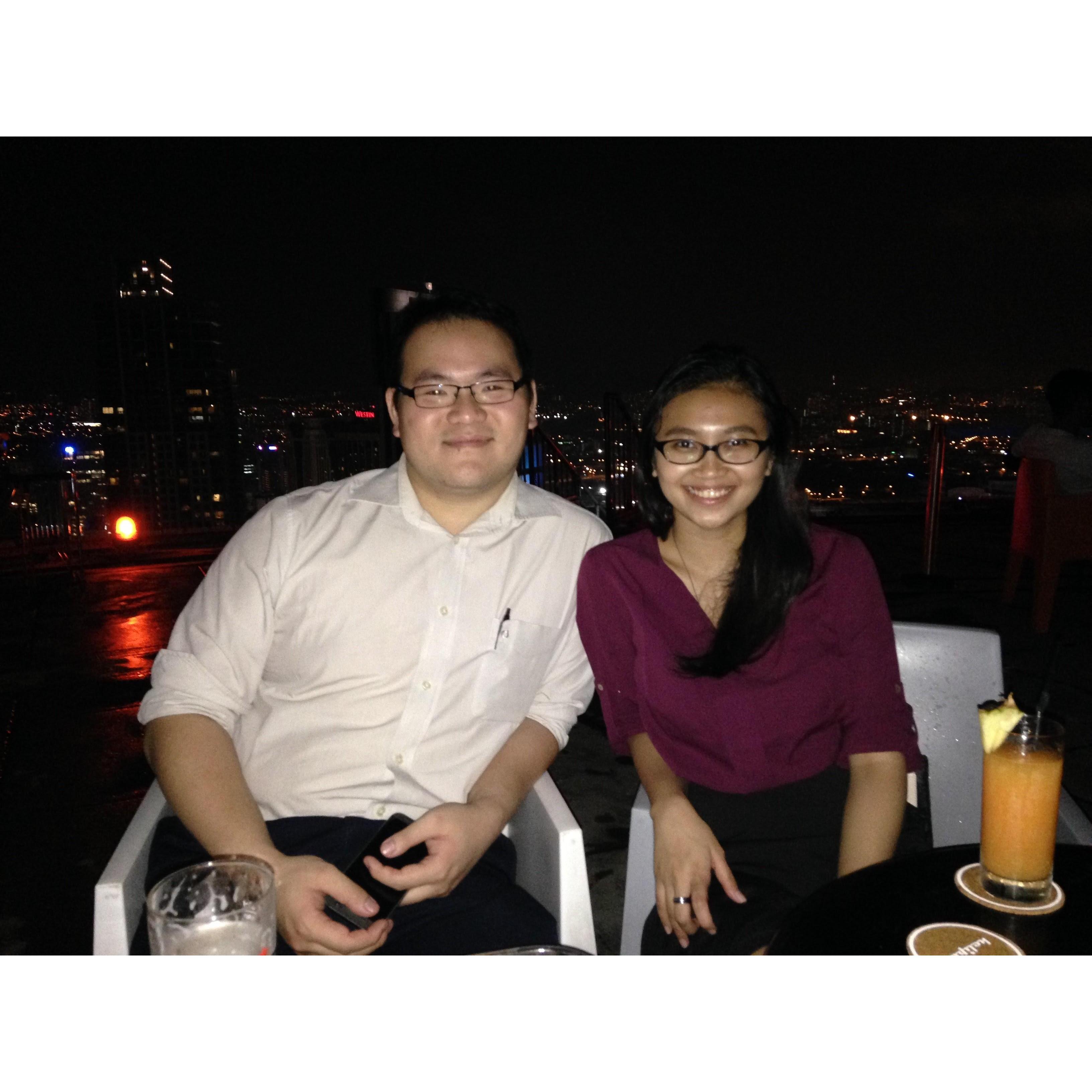 Soon after we got together, we had to live in different cities. Ken was in Kuala Lumpur while Adilla worked in Jakarta and Johor Bahru.
Adilla finally moved back to KL in 2018.