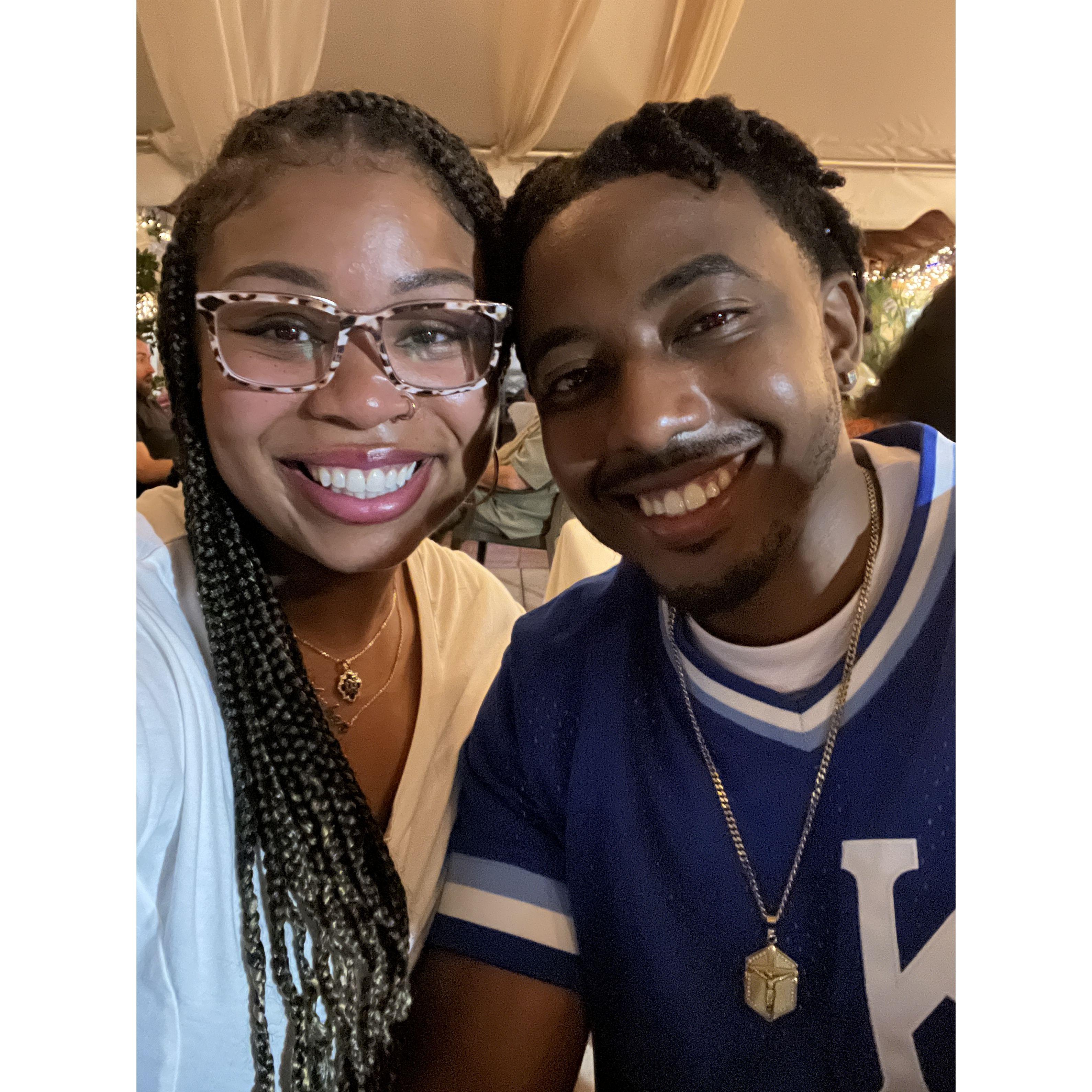 Post proposal glow! Can you tell?