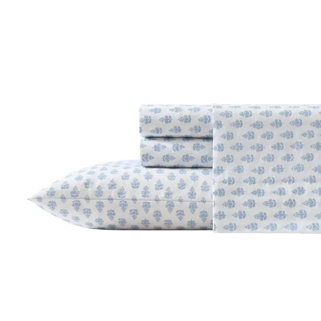 Laura Ashley Francesca Blue Full Sheet Set