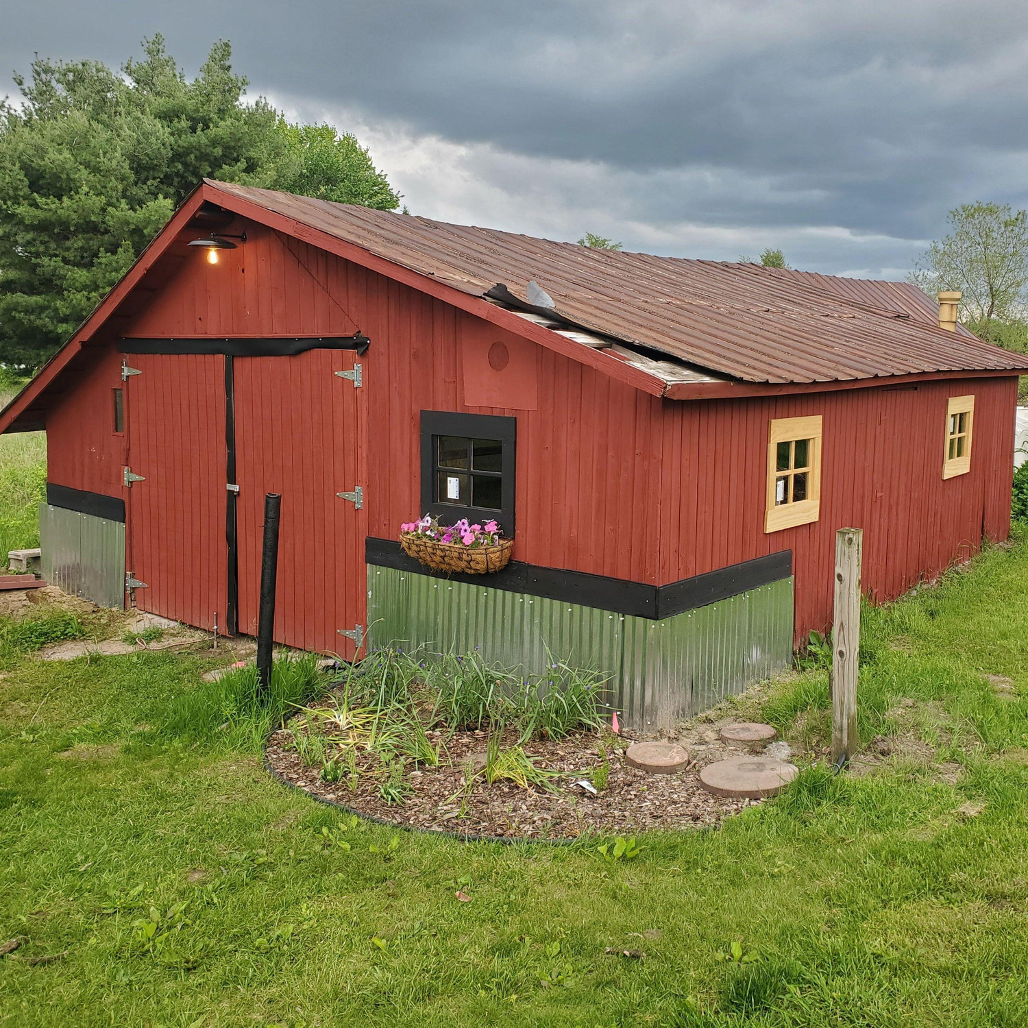 Restoring the barn Spring 2024. Look at how cute it is!