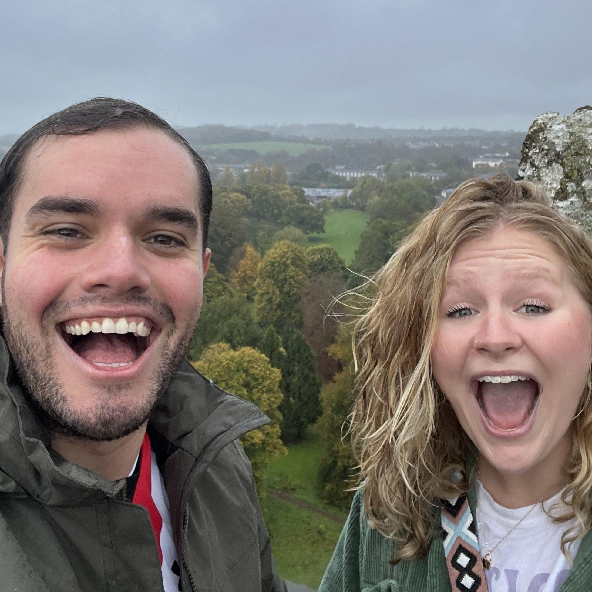 Ireland, on top of Blarney Castle (2022)