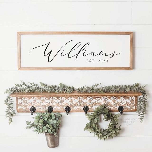 Personalized Wedding Name Sign