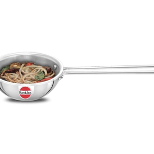 Hawkins 1.5 Cup Tadka Pan, 360 ml Triply Stainless Steel Pan, Induction Pan, Silver (STP15)