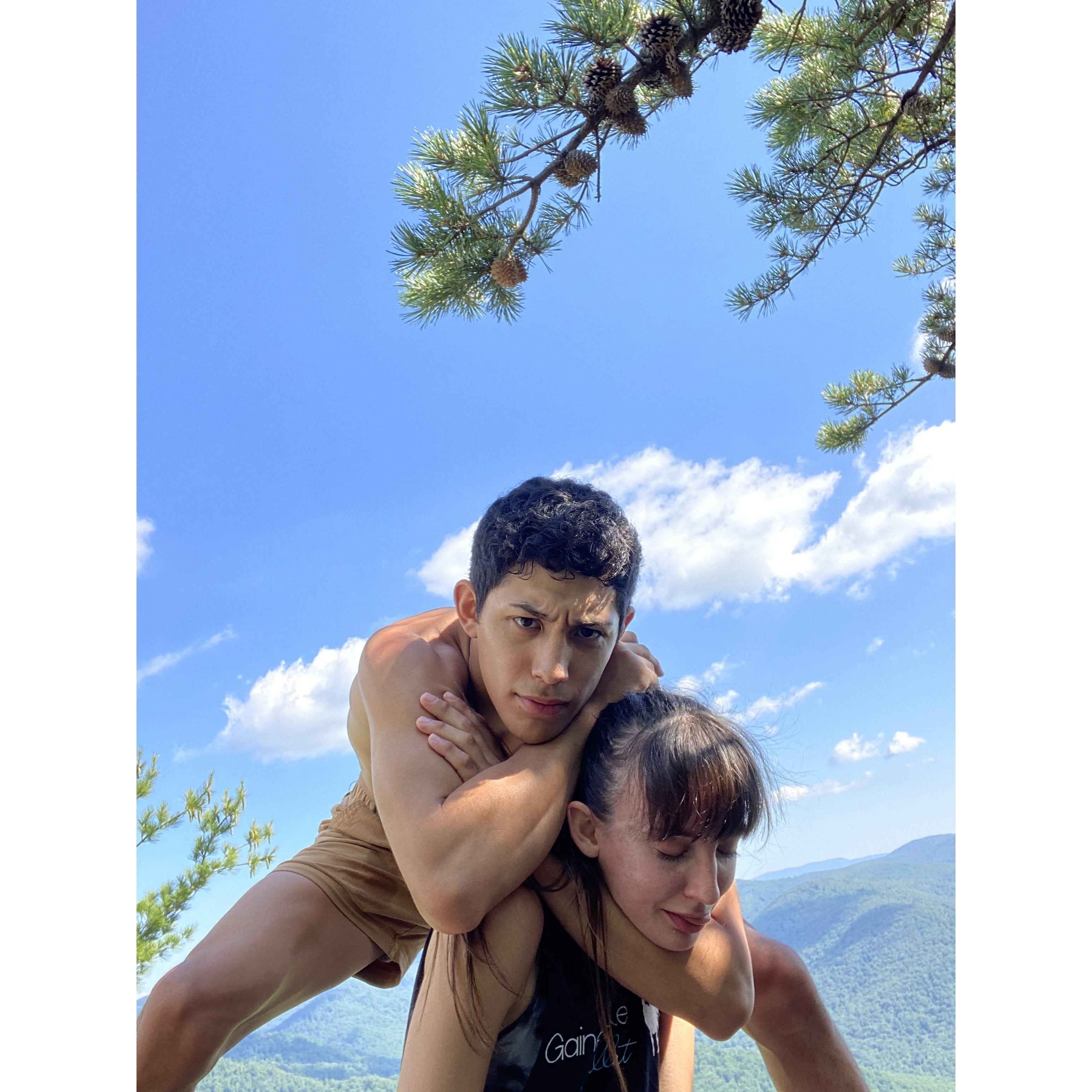 Sure, a lot of people have hiked Old Rag, but how many people have attempted a rear naked choke while hiking Old Rag?