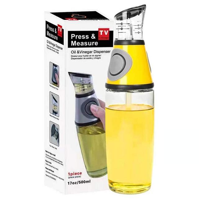 Olive oil bottles and vinegar bottles, metered oil bottles, oil control bottles, glass oil pots,
