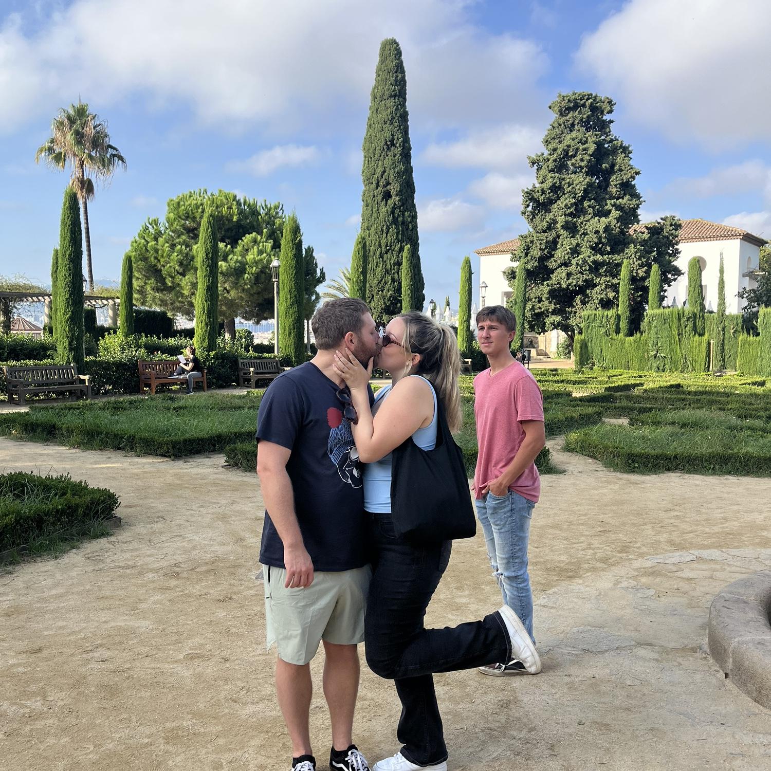 October 13, 2024 - Celebrating our 6 month anniversary in Barcelona! Featuring Bryce, who doesn't want to see his cousin kissing some girl.