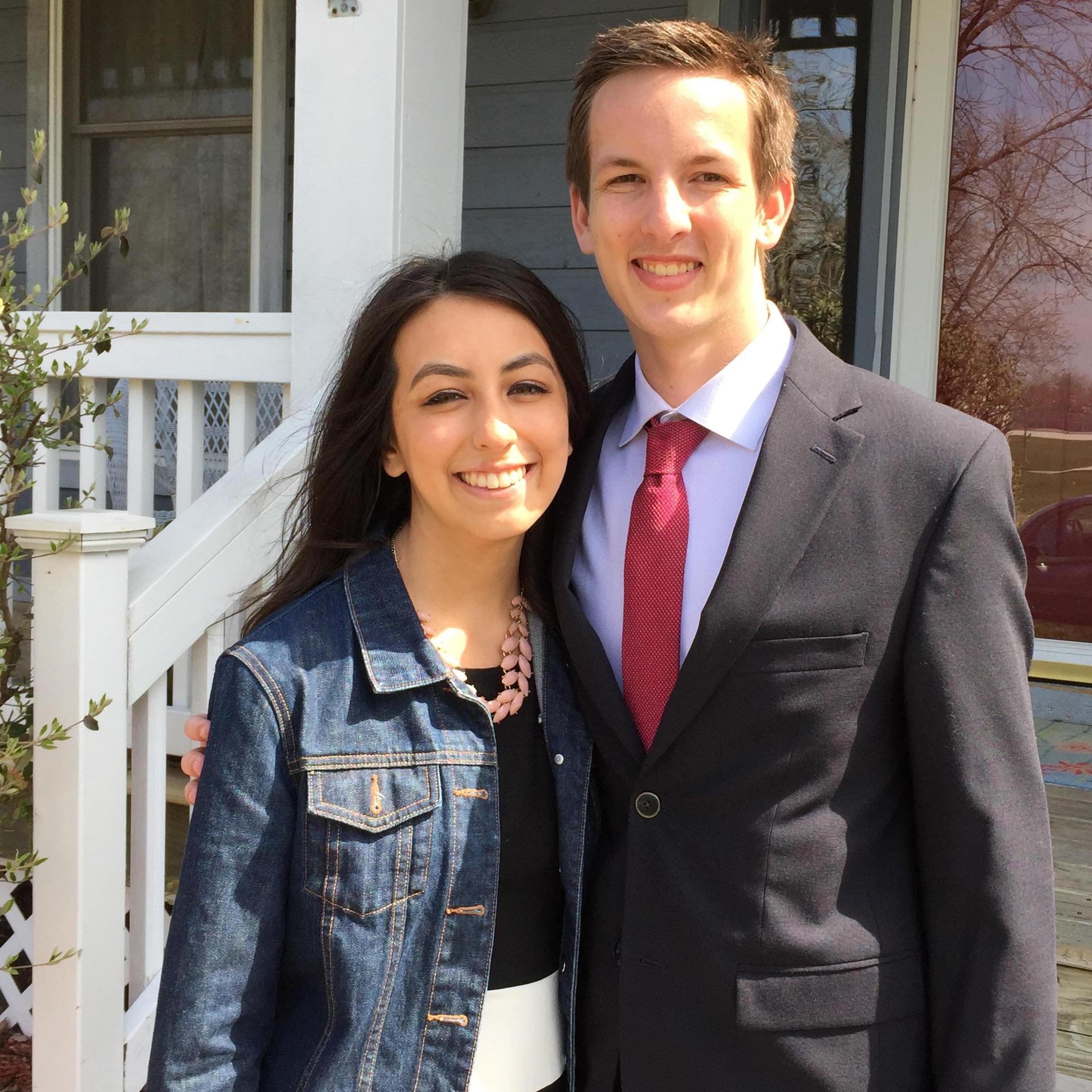 The first time Marissa went home to visit Keegan's hometown for Easter in West Lafayette, IN - April, 2016