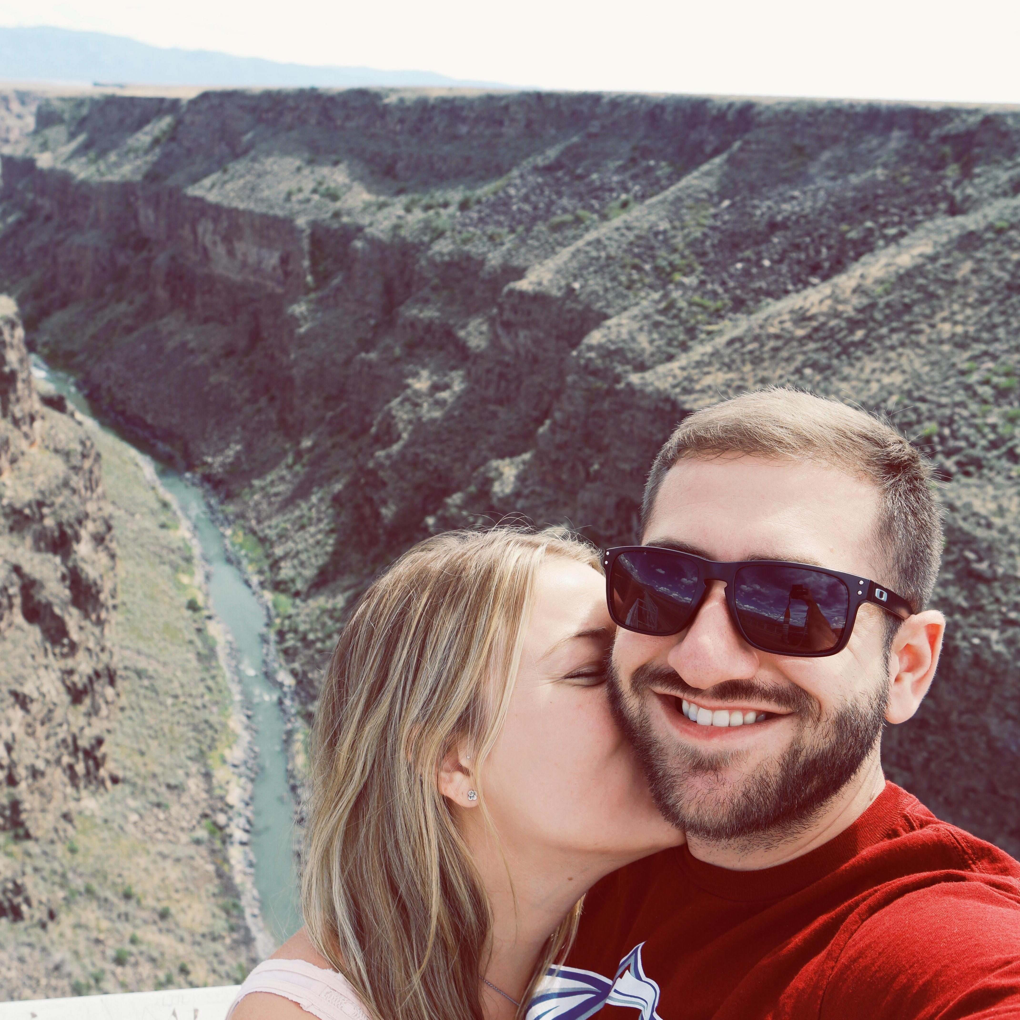 For our first anniversary, we took a road trip to Santa Fe!