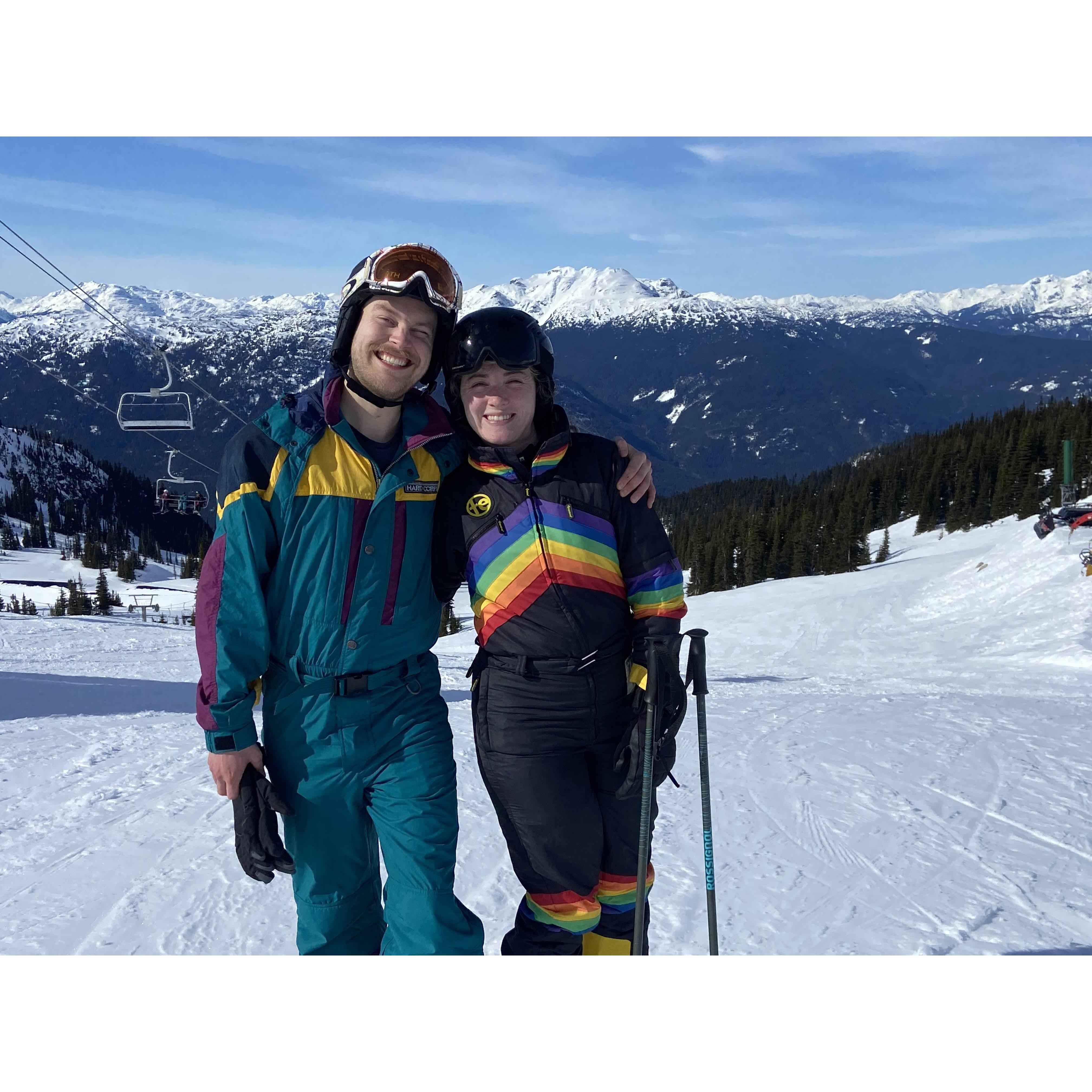 Skiing at Whistler, BC - March 2024