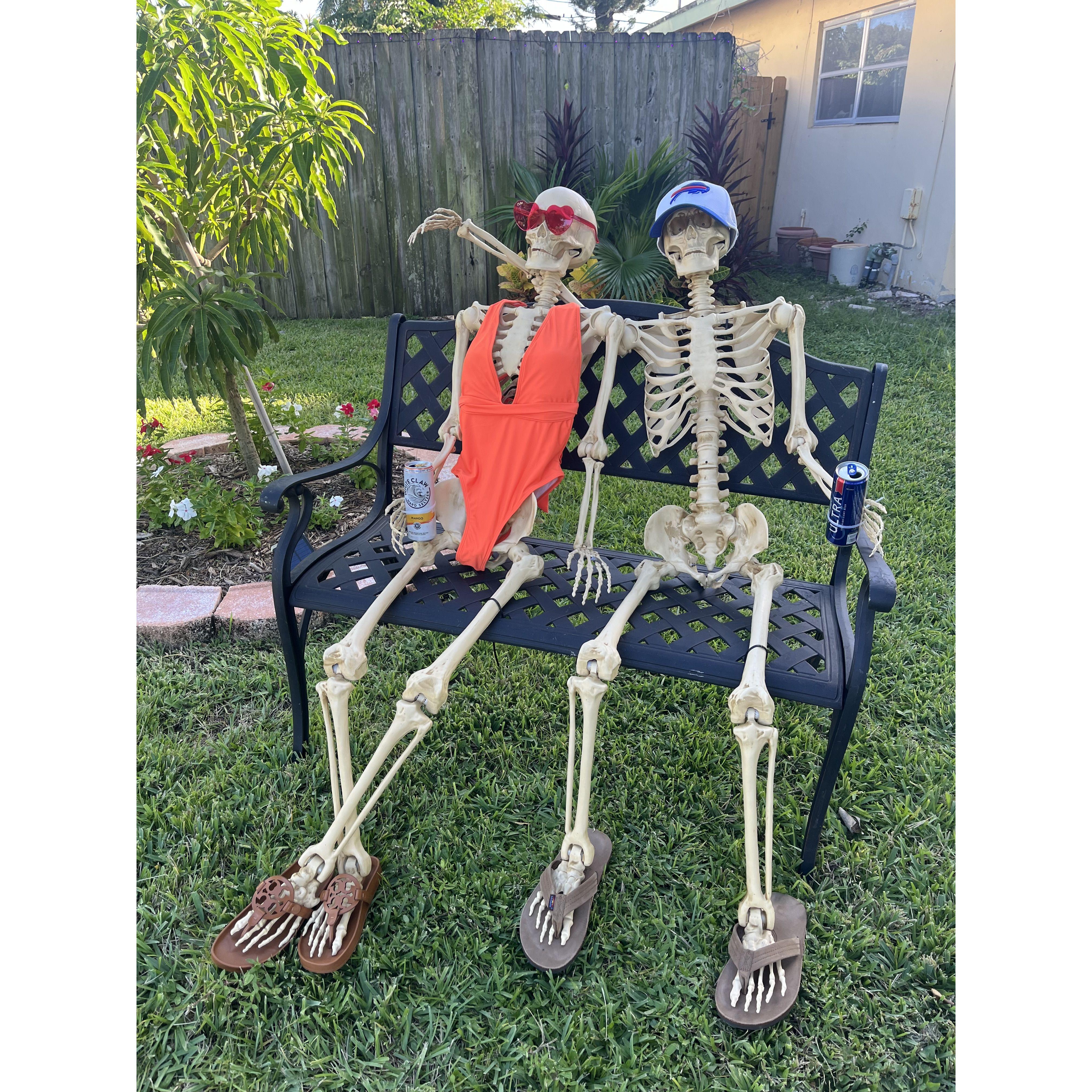 Us as a skeleton couple