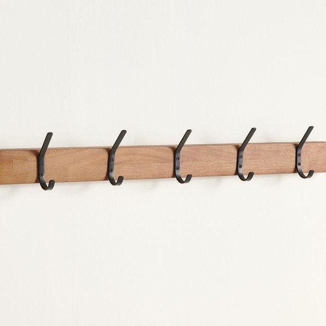 Redd Row Of Hooks, 5-Hooks, Biscotti
