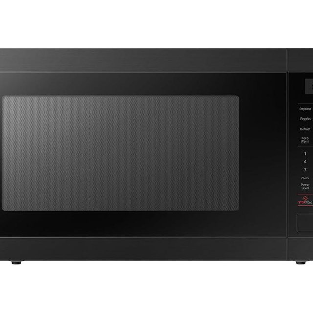SAMSUNG 1.9 cu. ft. Countertop Microwave with Sensor Cooking, Matte Black Stainless Steel, MS19DG8500MTAA