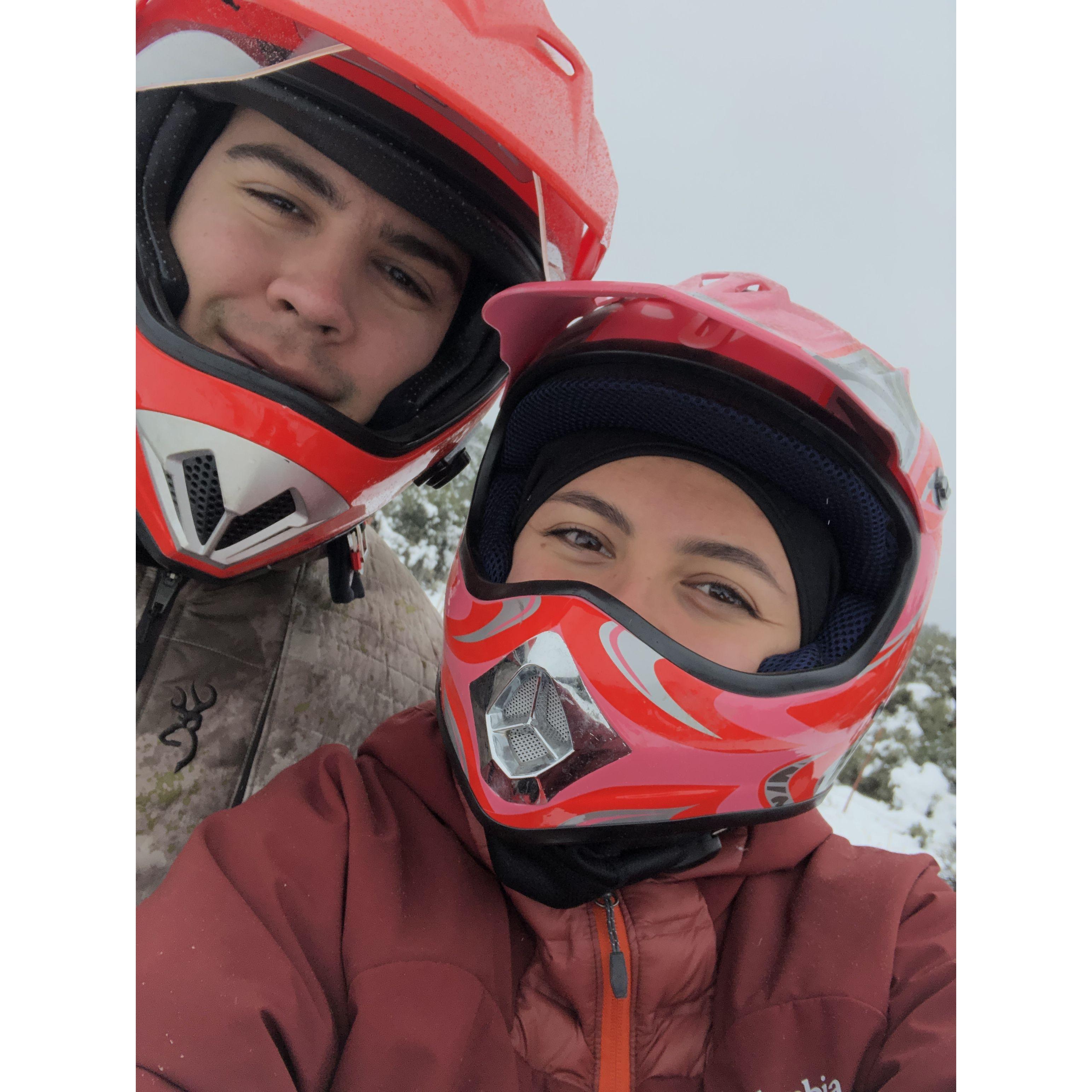 Nov. 2019 | Riding quads in the snow!