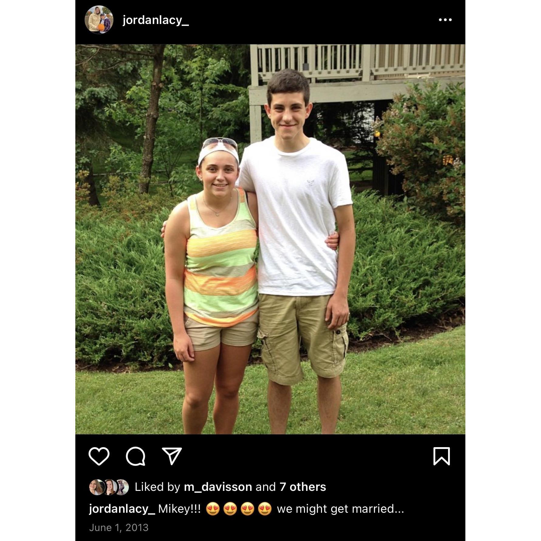 When Jordan was obsessed with teasing Mikey about wanting to marry him one day.. who knew!?