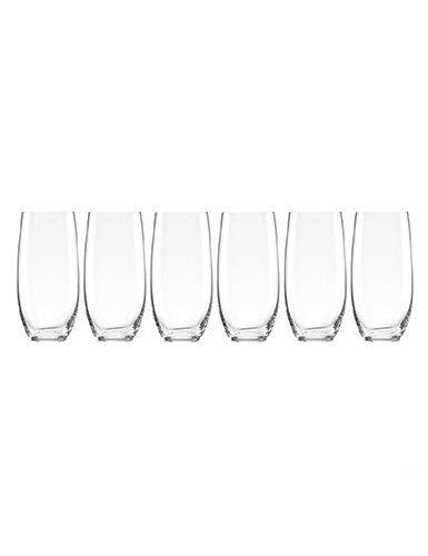 Lenox 878659 Tuscany Classics 6-piece Large Tumbler Set, 3.4 LB, Clear