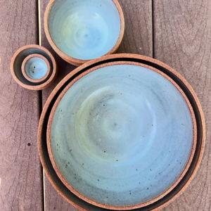 Custom Ceramic Splatter Pasta Bowls