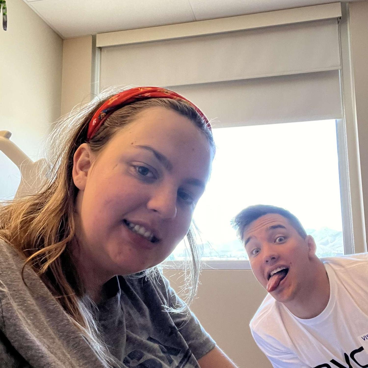 MS diagnosis.
Collin drove from California in his new car to be by Brooke’s side for some very hard news.
May 2022