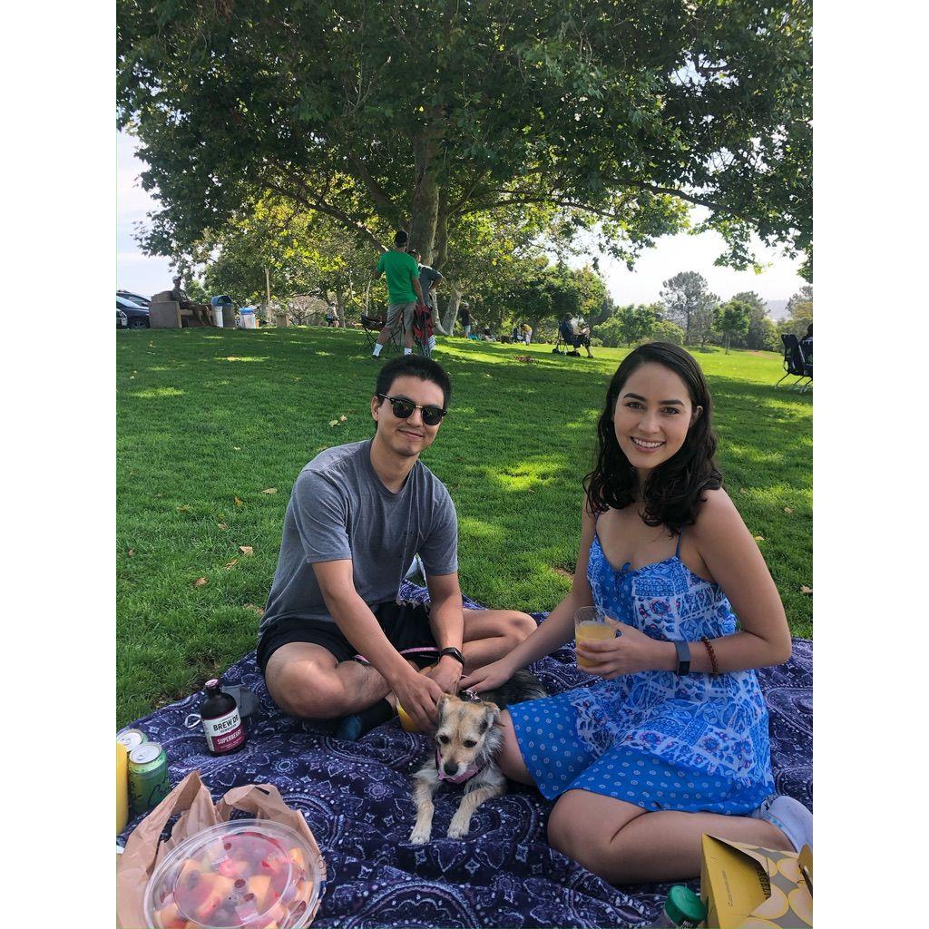First trip to the park with Rommie