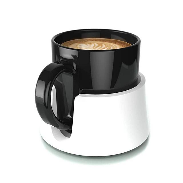 TableCoaster – The Ultimate Anti-Spill Cup Holder Drink Coaster (Glacier White)