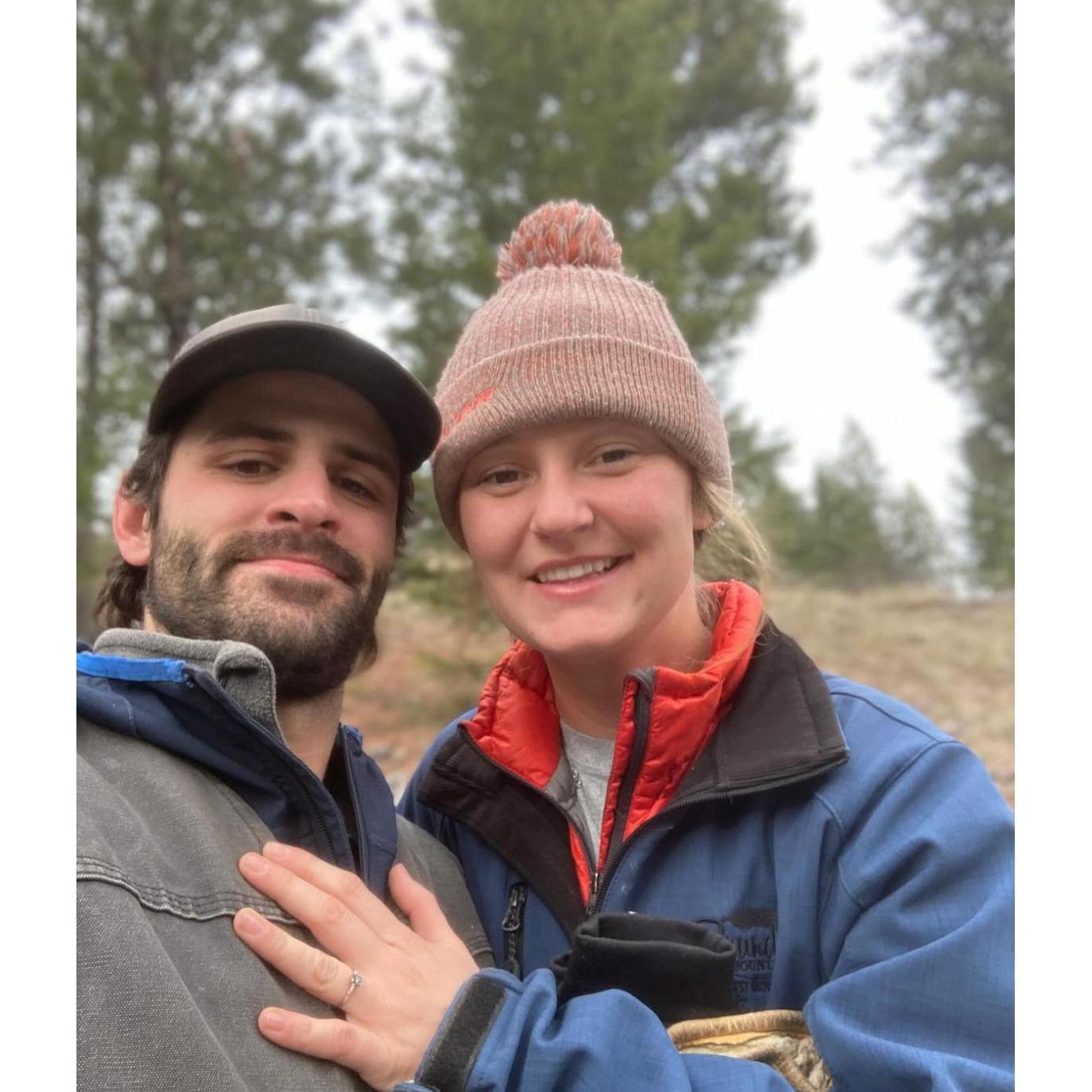 When we got engaged!