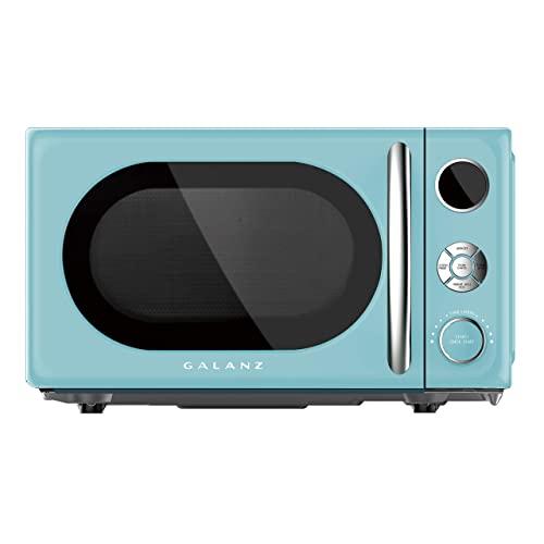 Galanz GLCMKA07BER-07 0.7 Retro cu. Ft. 700-Watt Countertop Microwave, Bebop Blue