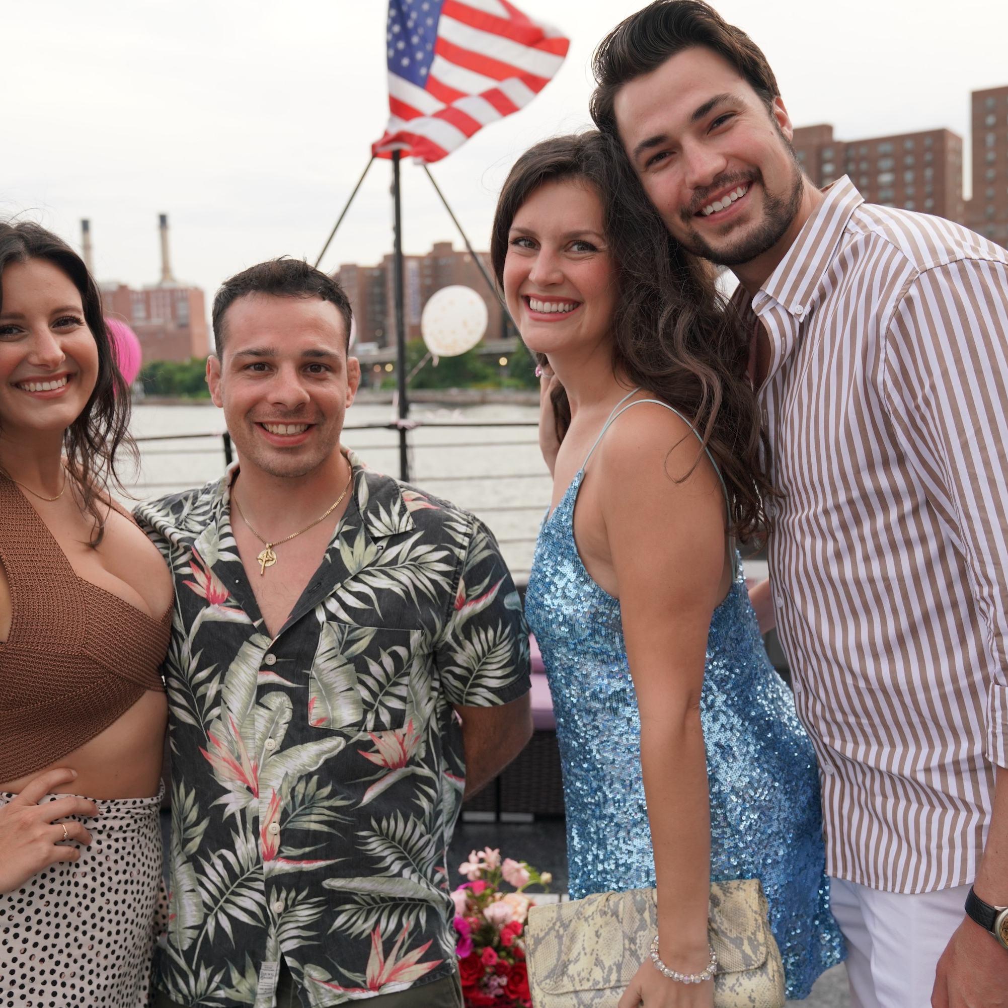 With besties Amanda and Dakota on a cruise around NYC!