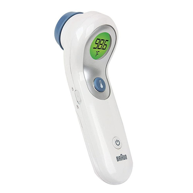 Braun No Touch and Forehead Thermometer - Touchless Thermometer for Adults, Babies, Toddlers and Kids – Fast, Reliable, and Accurate Results