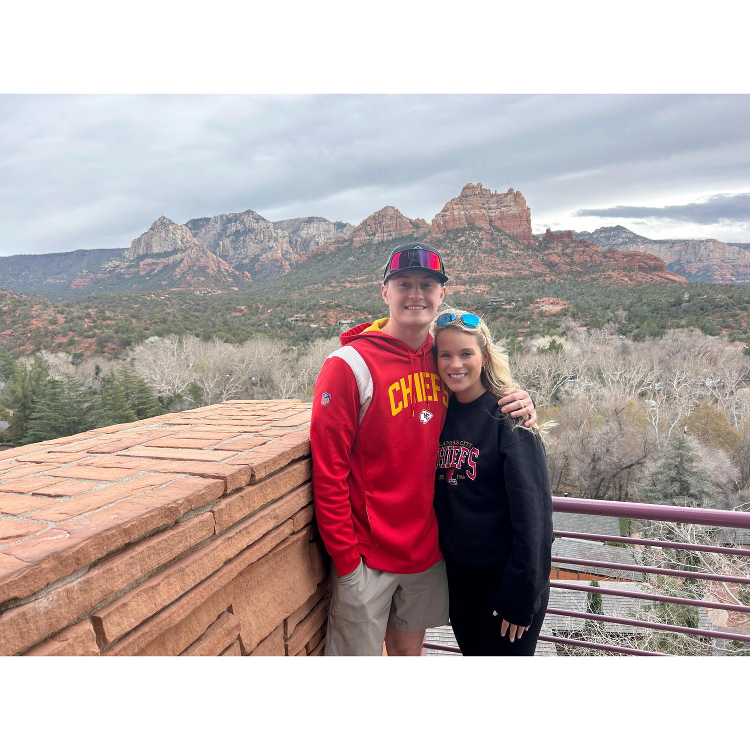 Gunnar and Taylor visiting Gunnar's grandparents in Arizona!
