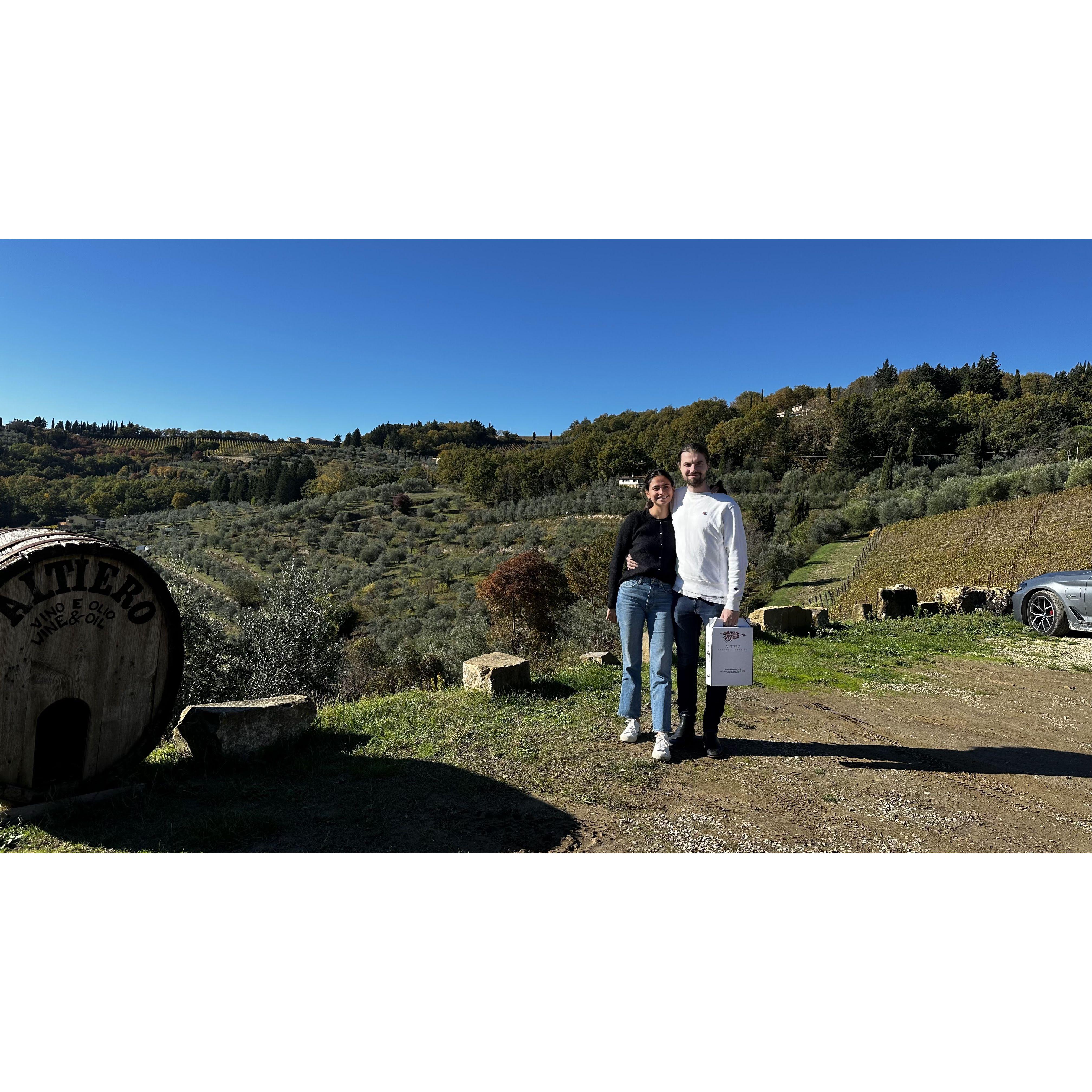Tuscany for Thanksgiving 2023 with Patricia, Sergio, and Susie