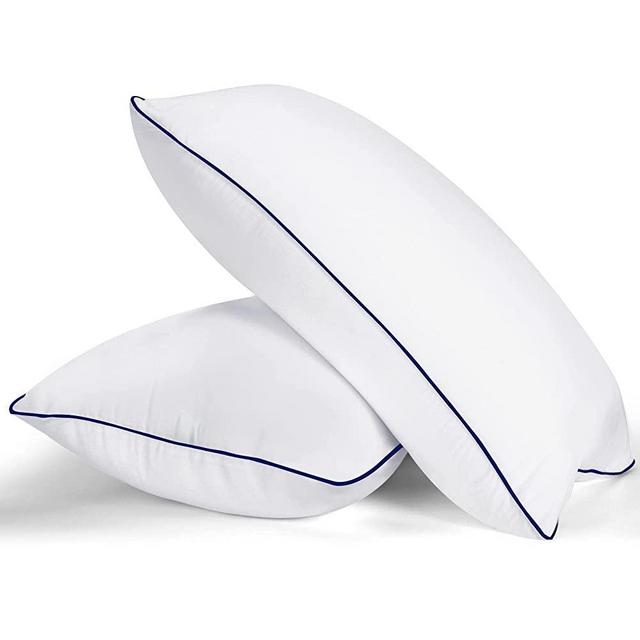 MZOIMZO Bed Pillows for Sleeping- Standard Size, Set of 2, Cooling Hotel Quality with Premium Soft Down Alternative Fill for Back, Stomach or Side Sleeper