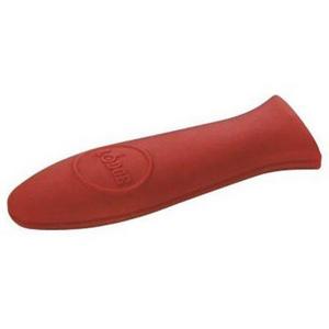 Lodge Mfg - Lodge Silicone Hot Handle Holder - Red Heat Protecting Silicone Handle for Lodge Cast Iron Skillets with Keyhole Handle
