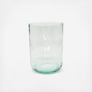 Flat Bottom Tumbler Glass, Set of 4