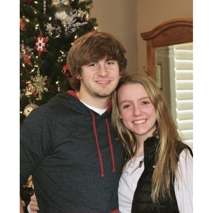 The first Christmas we spent together at Mark and Kathy's house