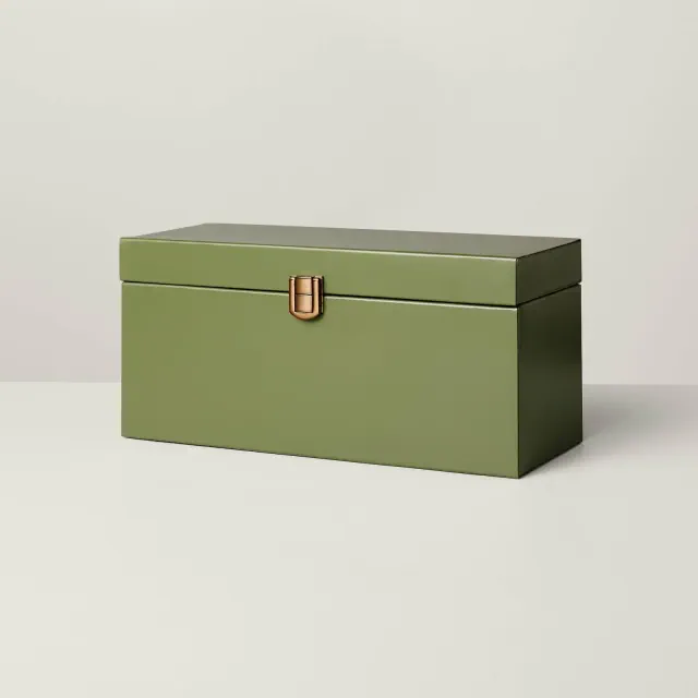 Metal Seed Keeper Garden Box Green - Hearth & Hand™ with Magnolia