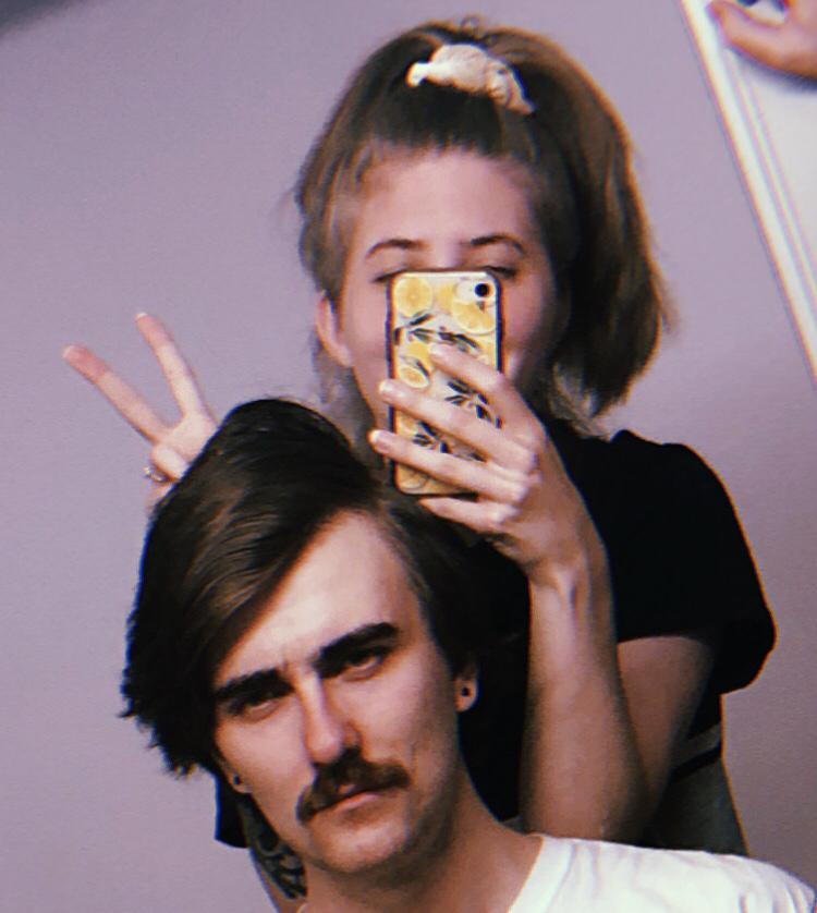 The debut of the Michael mustache.