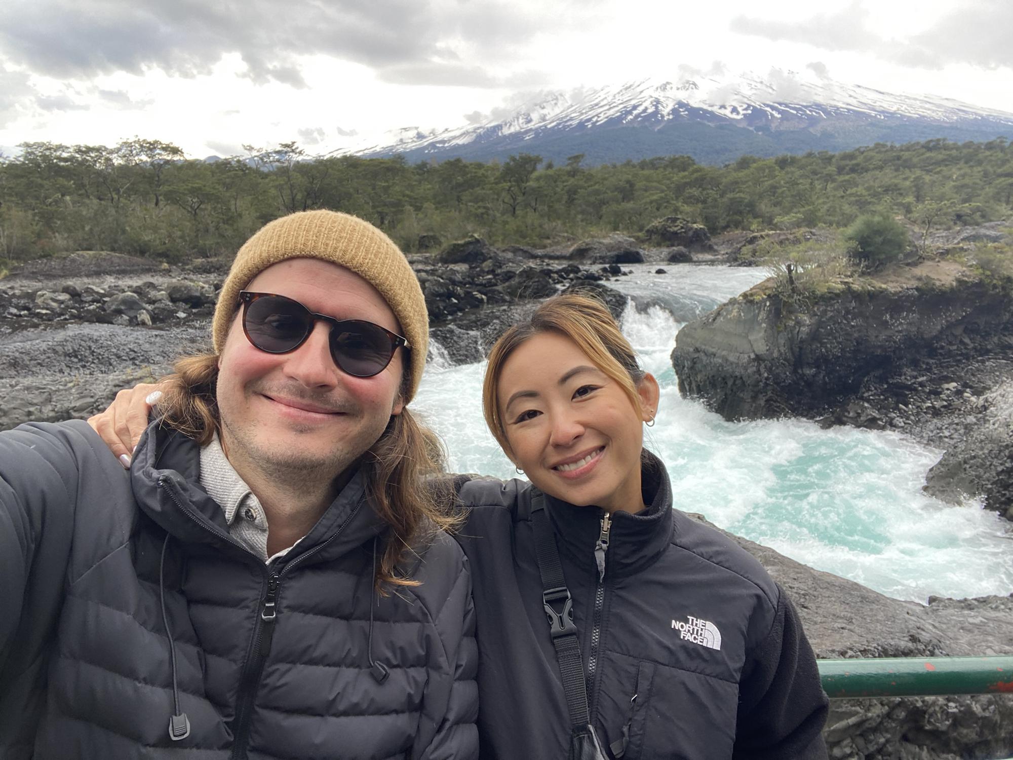 Snowy volcanos near Puerto Varas, Chile | September 2022