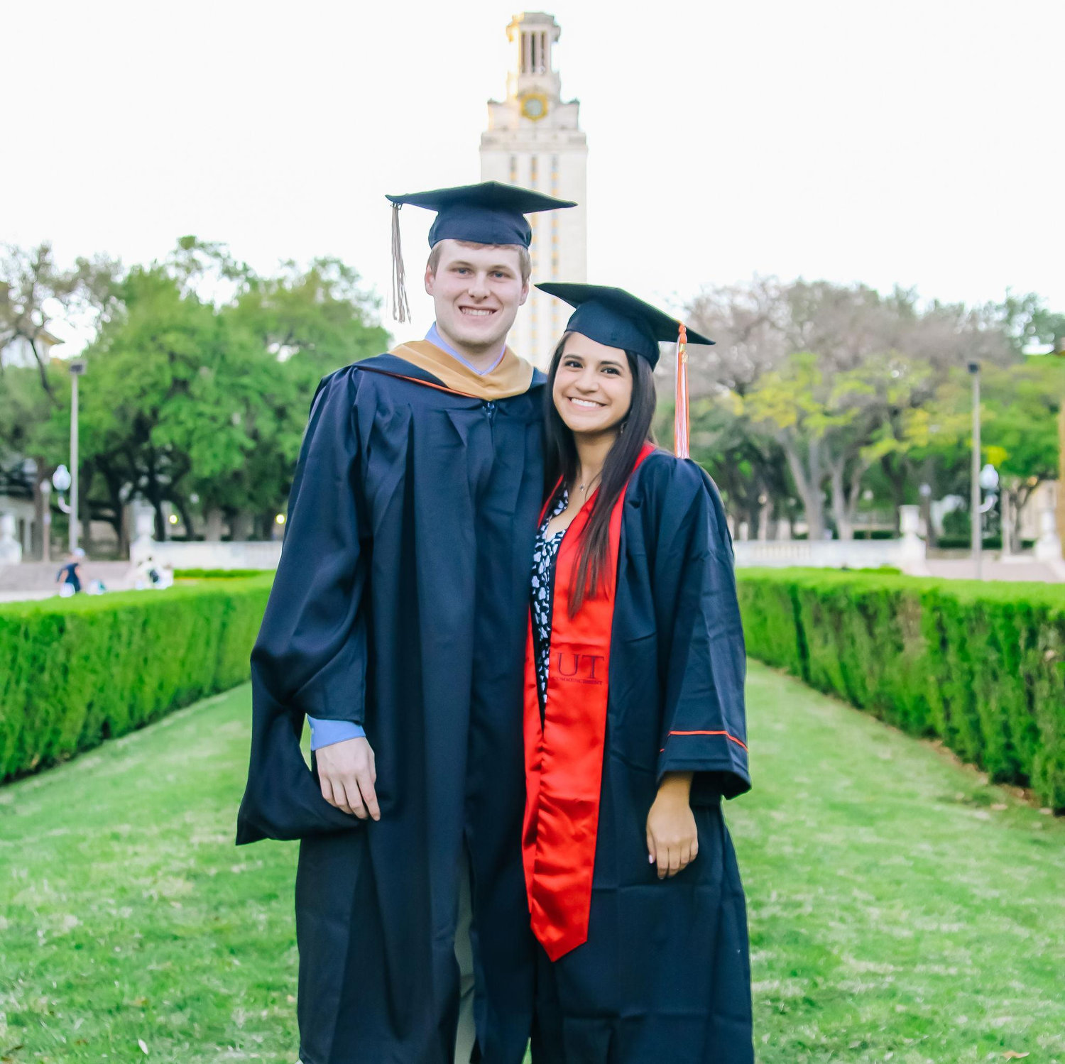 May 2021: Jackson and Maria graduated from the University of Texas at Austin.