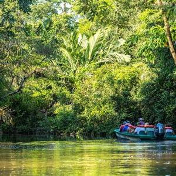 Boat ride to Tortuguero