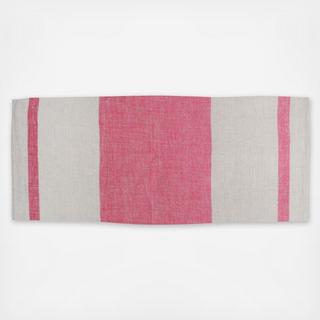 Three-Stripe Linen Tea Towel
