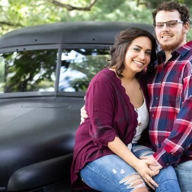Our one-year anniversary photos. Fun fact these photos were taken by Abby Conner who is also photographing the wedding!