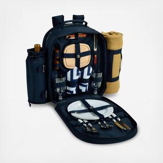 2-Person Equipped Picnic Backpack with Blanket
