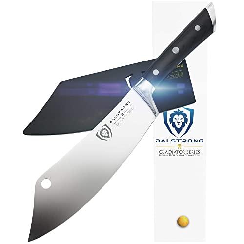DALSTRONG - 8" Chef's Knife -"The Crixus" - Gladiator Series - Chef & Cleaver Hybrid - Meat Knife w/Sheath